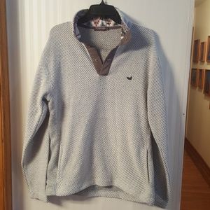Southern marsh sweatshirt..snap at neck